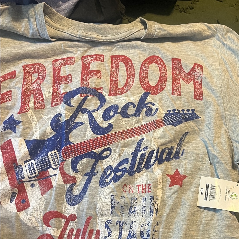 Freedom Rock Festival Women's Tee - Gray
